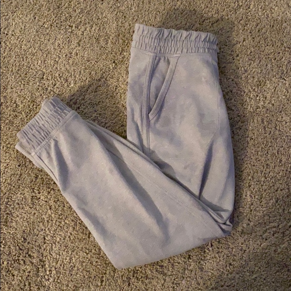 Girls Grey Ivivva Joggers , Size 8